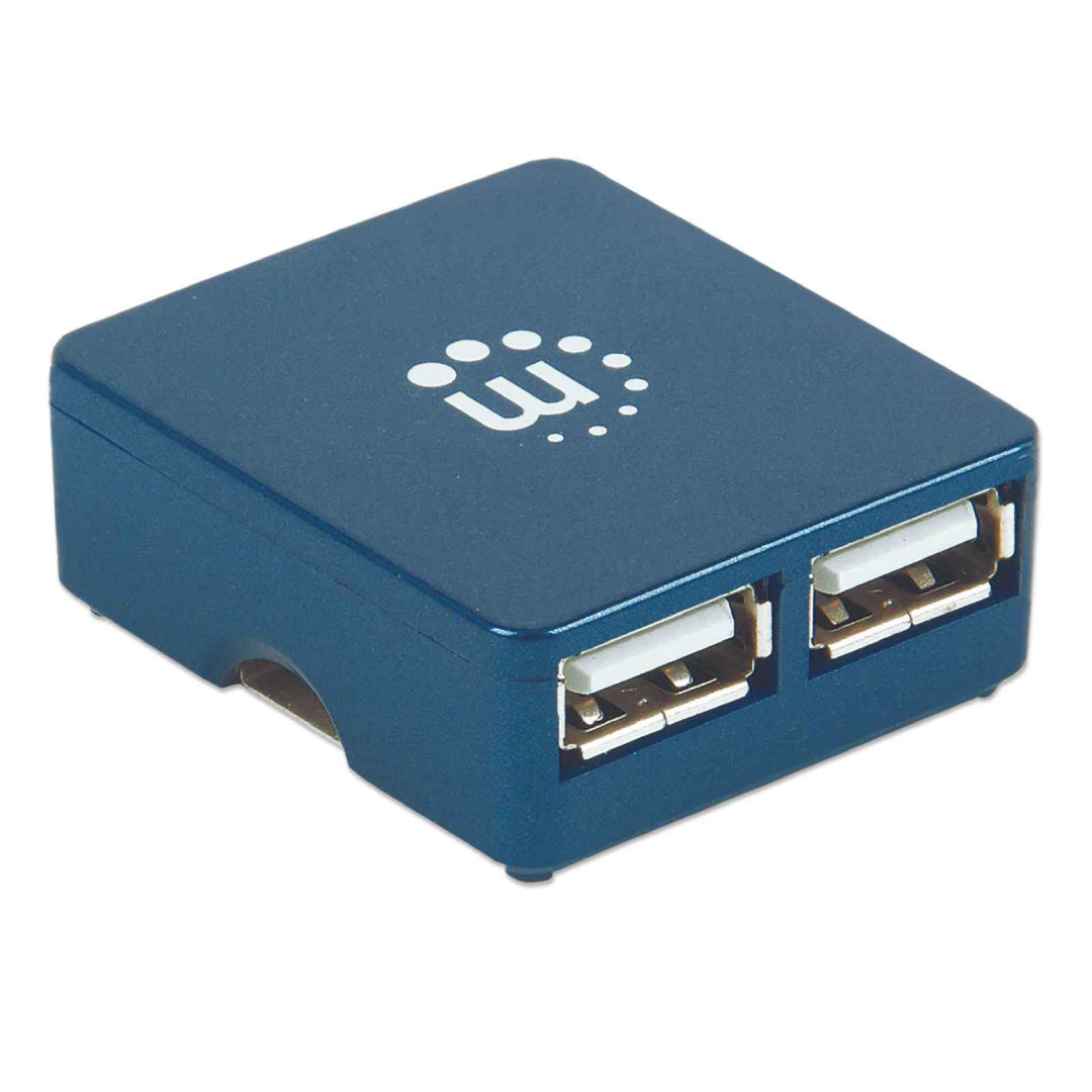 Micro Hub USB de Alta Velocidad 2.0 Manhattan (160605)