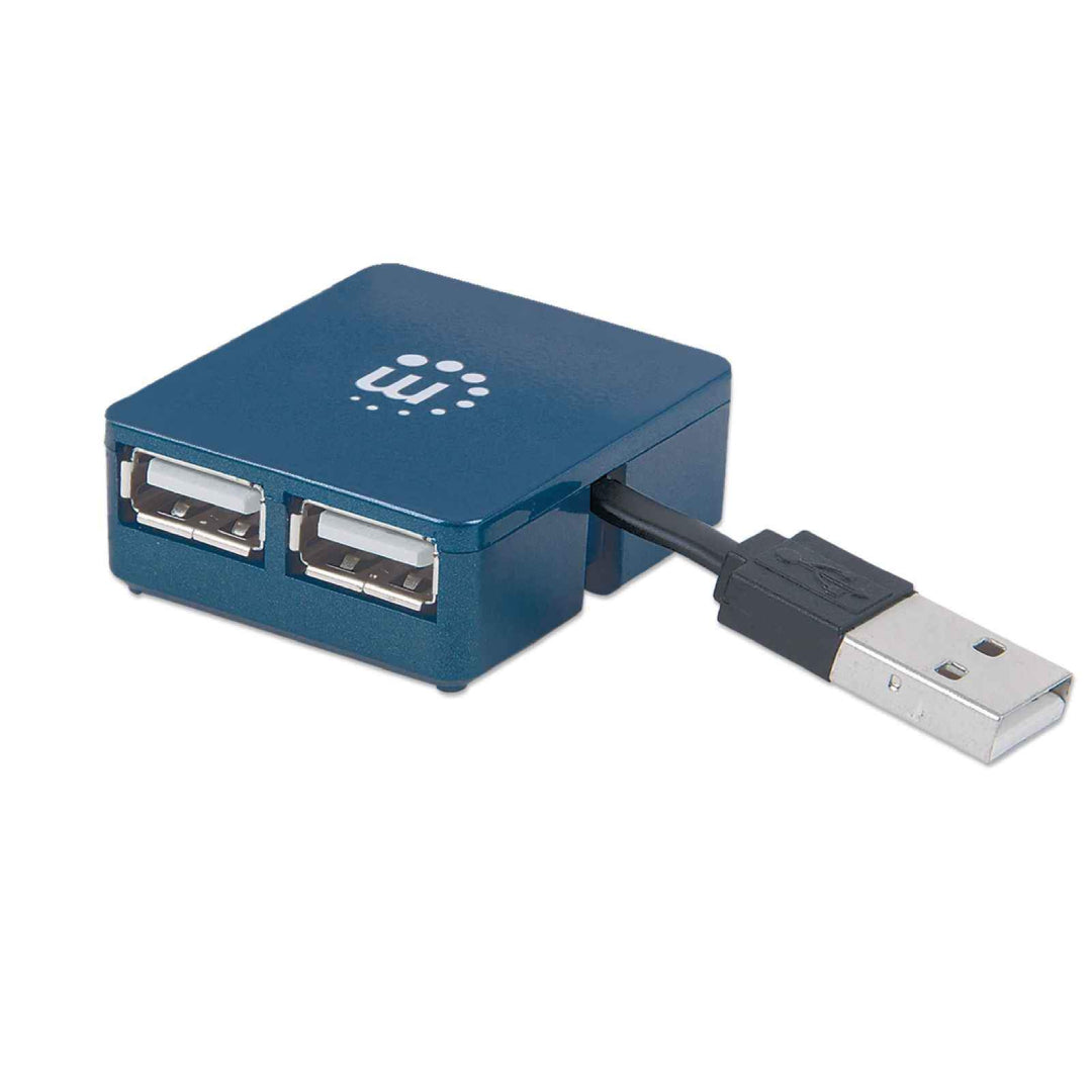 Micro Hub USB de Alta Velocidad 2.0 Manhattan (160605)