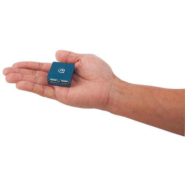 Micro Hub USB de Alta Velocidad 2.0 Manhattan (160605)