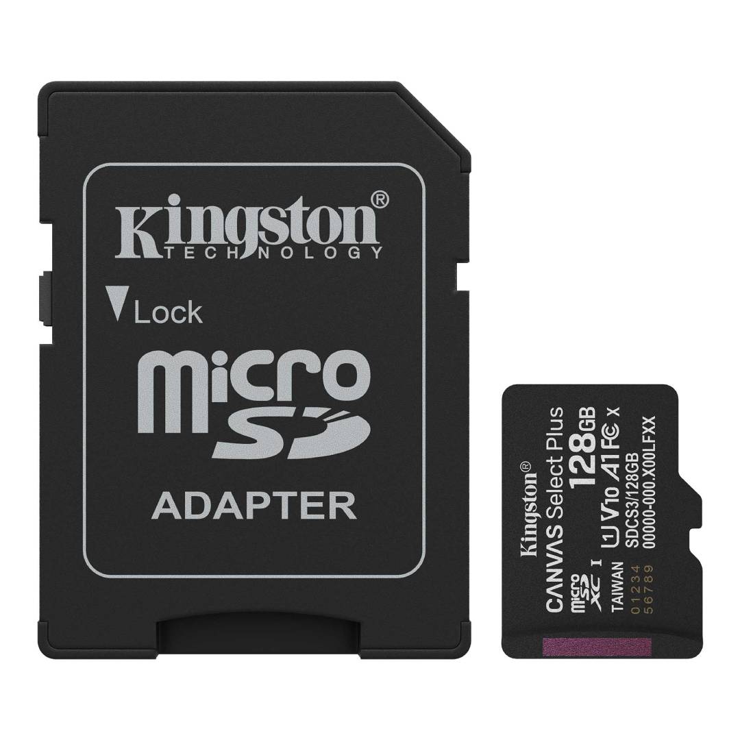 Memoria Micro SD 128Gb Canvas Select Plus Kingston