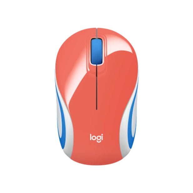 Mouse Mini Inalámbrico Logitech M187 Coral