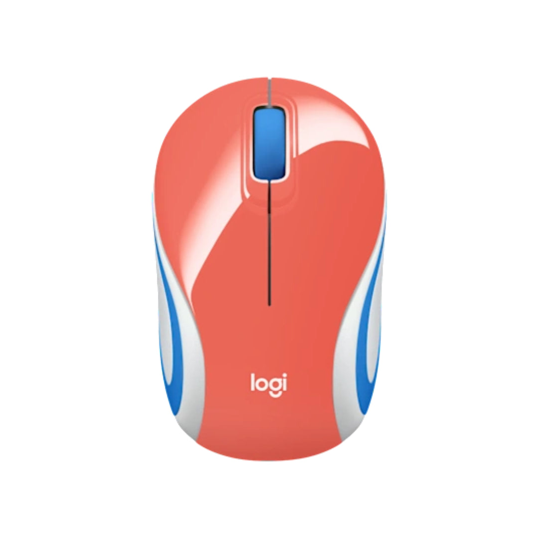 Mouse Mini Inalámbrico Logitech M187 Coral