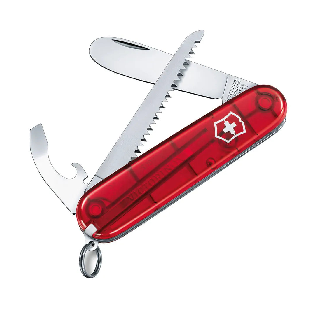 NAVAJA VICTORINOX 0.2373.T ROJO TRANSLUCIDO MY FIRST VICTORINOX