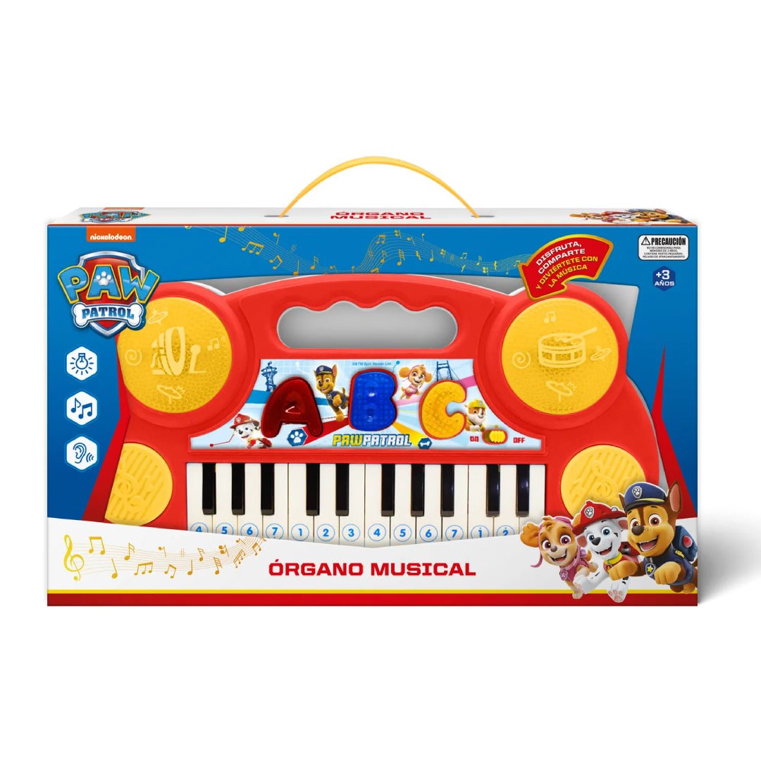 ORGANO MUSICAL 24 TECLAS PAW PATROL