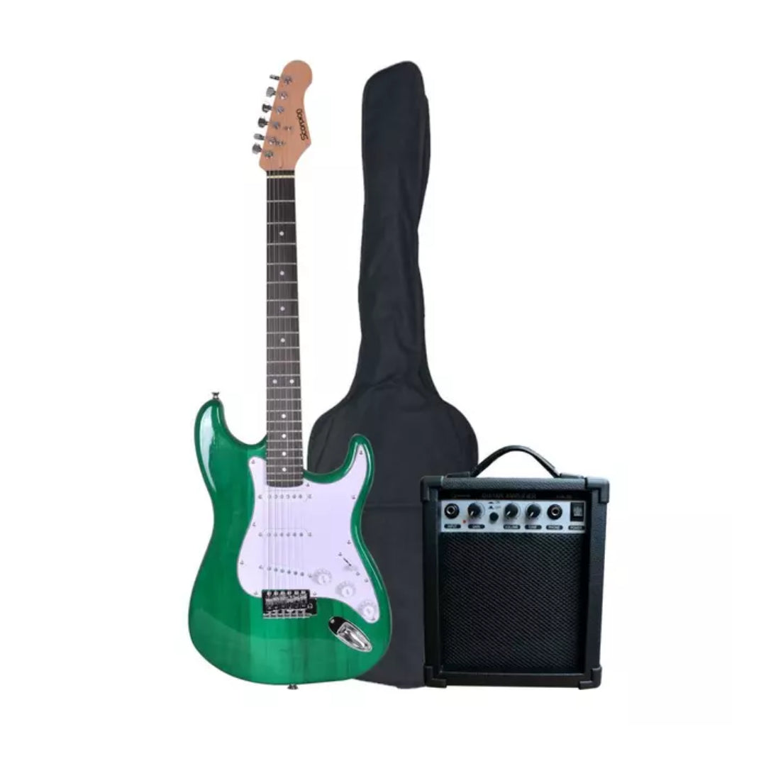 Pack De Guitarra Eléctrica Verde Scorpion PAC-26GR