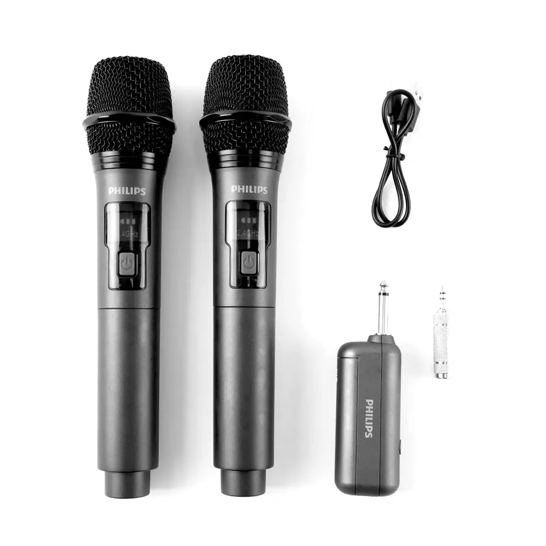PACK 2 MICROFONOS INALAMBRICOS PHILIPS DLM3401