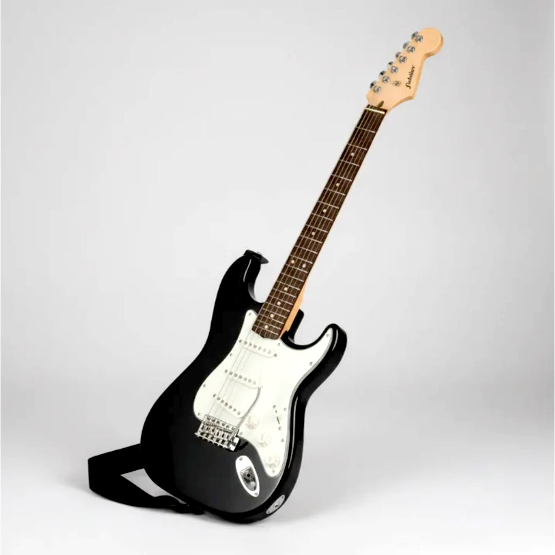 PACK DE GUITARRA ELECTRICA NEGRA + AMPLIFICADOR FIDDLER FD-CGA05B