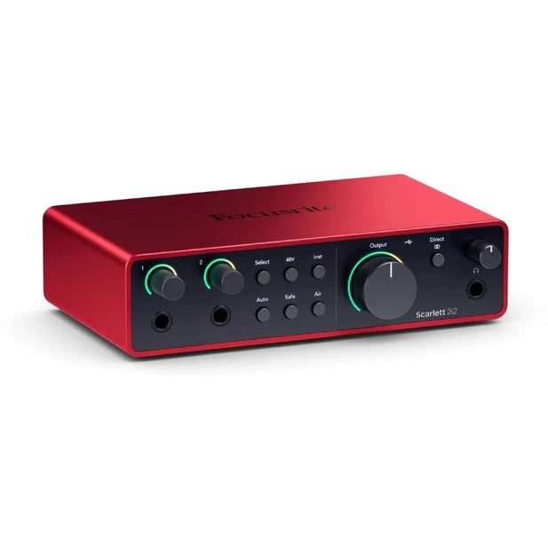 PACK INTERFAZ DE AUDIO 2i2 STUDIO SCARLETT FOCUSRITE 4 gen