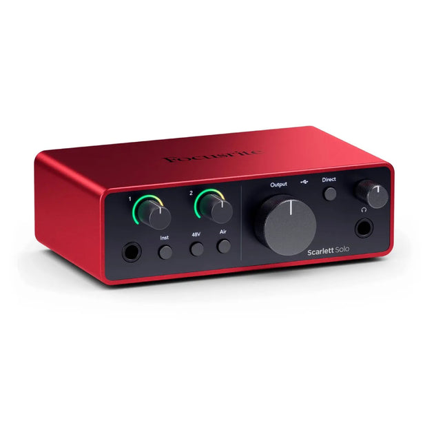 PACK INTERFAZ DE AUDIO SOLO HOME STUDIO FOCUSRITE 4ta gen