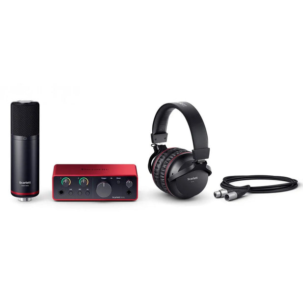 PACK INTERFAZ DE AUDIO SOLO HOME STUDIO FOCUSRITE 4ta gen