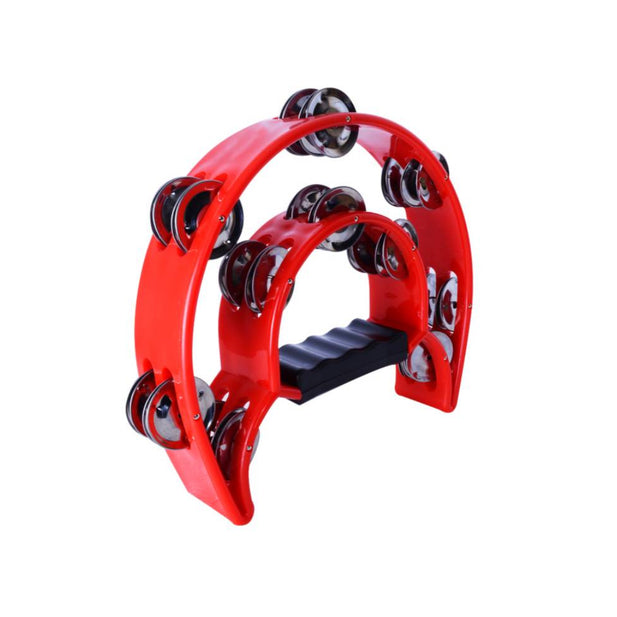 PANDERO MEDIA LUNA DOBLE ROJO STR-44K SCORPION