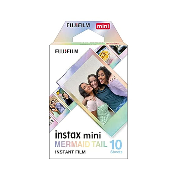 PAPEL FILM INSTAX MINI 10 FOTOS CON DISEÑO MERMAID TAIL FUJIFILM