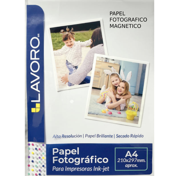 PAPEL FOTOGRAFICO A4 MAGNETICO 1 HOJA LAVORO 524657