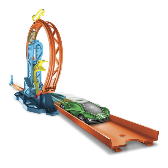 PAQUETE LANZADOR DE LOOP HOT WHEELS GLC87 GLC90