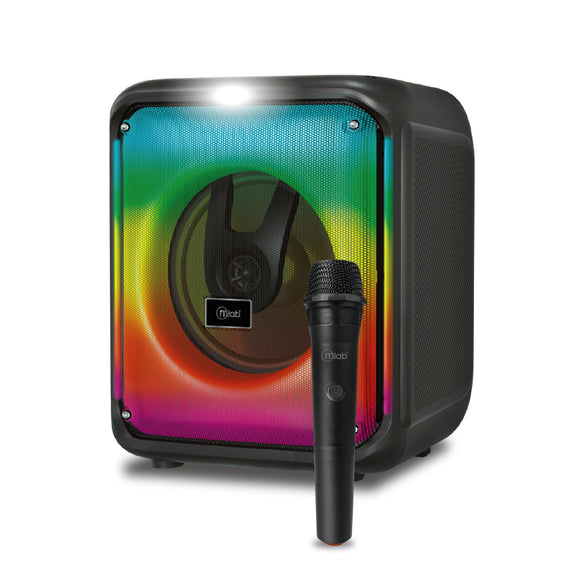 PARLANTE 8" BT FLAMING SQUARE LUMIFY RGB MLAB 9488