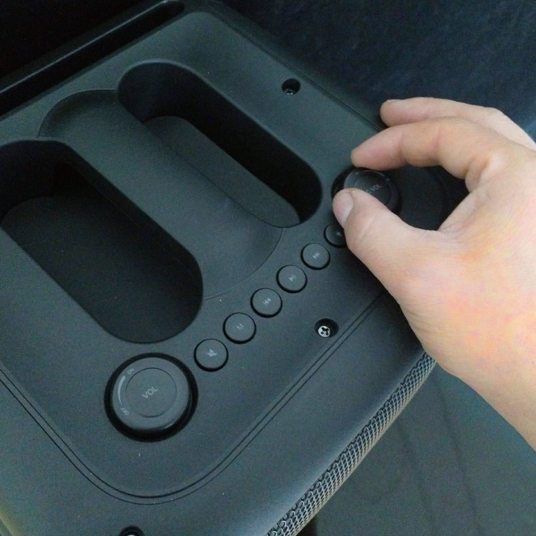 PARLANTE 8" BT FLAMING SQUARE LUMIFY RGB MLAB 9488