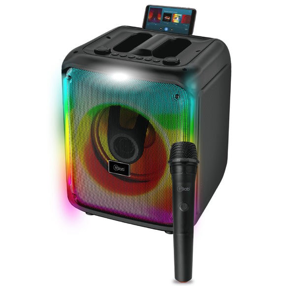 PARLANTE 8" BT FLAMING SQUARE LUMIFY RGB MLAB 9488