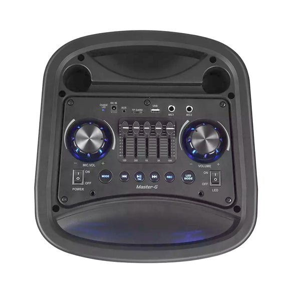 PARLANTE BT KARAOKE 8" X2 PHANTOM MASTER G MGPHANTOM