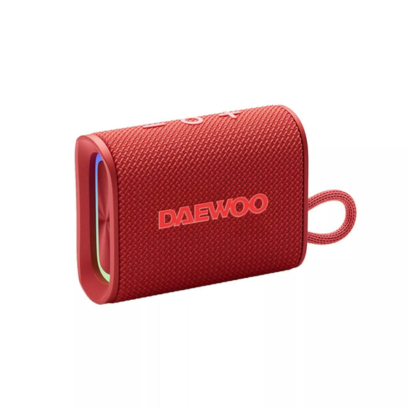 PARLANTE BT PORTATIL ROJO DAEWOO DI-BT88RD