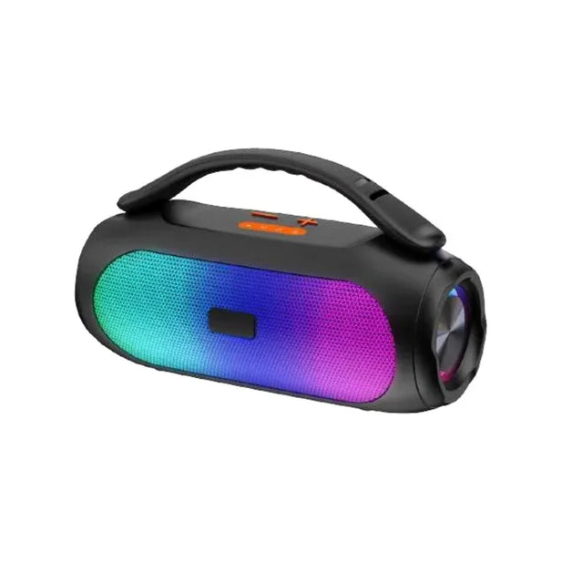 PARLANTE BT RGB NEGRO 30W POWER SOUND BASS MLAB 9682