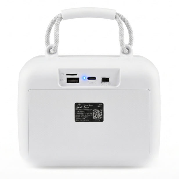 PARLANTE BT WAVE SOUND BASS 8W BLANCO MLAB 9681