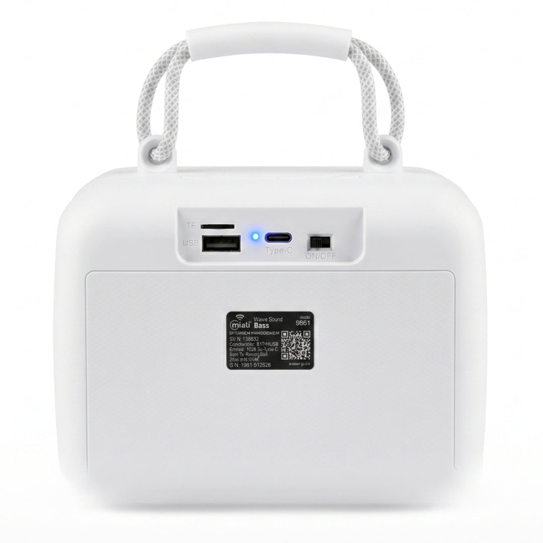 PARLANTE BT WAVE SOUND BASS 8W BLANCO MLAB 9681