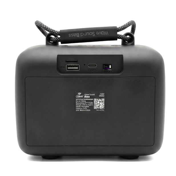 PARLANTE BT WAVE SOUND BASS 8W NEGRO MLAB 9680