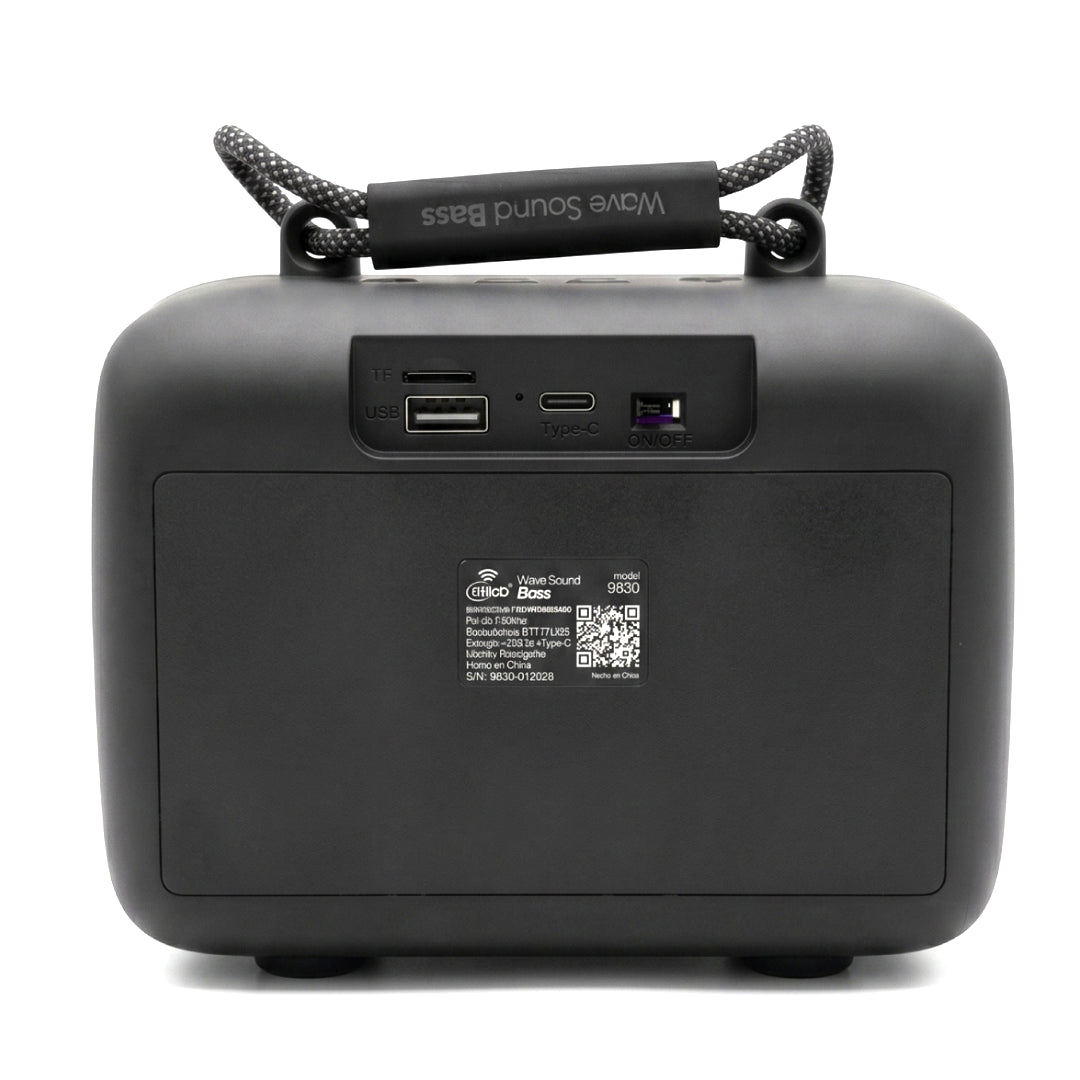 PARLANTE BT WAVE SOUND BASS 8W NEGRO MLAB 9680