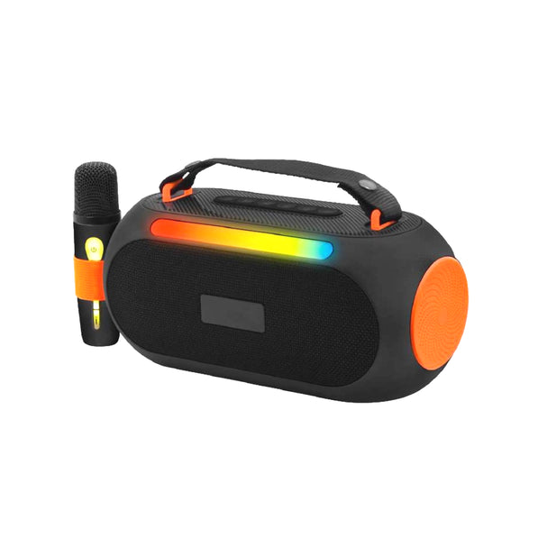 PARLANTE BT + MICROFONO RGB 16W MY SINGER KARAOKE MLAB 9684
