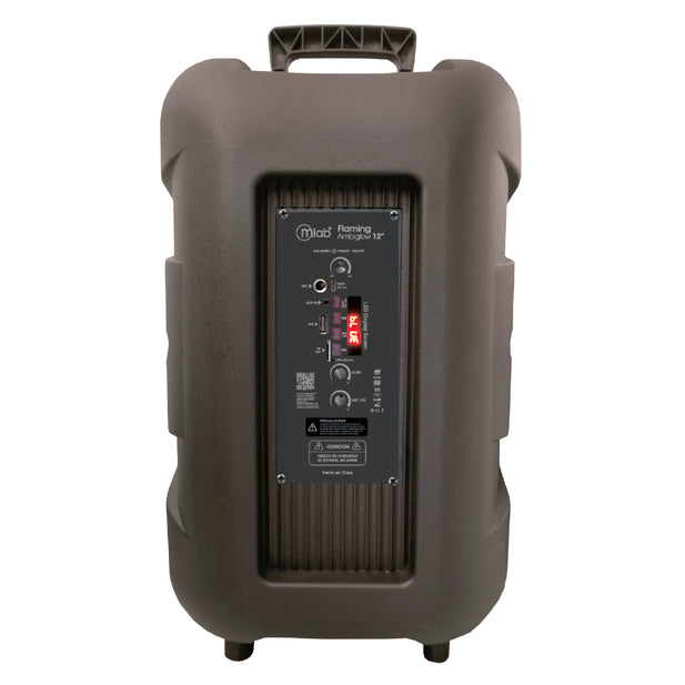 PARLANTE BT + MICROFONO RGB FLAMING AMBIGLOW 12" MLAB 9480