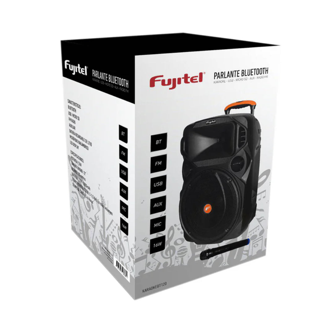 PARLANTE KARAOKE 12" FUJITEL BT12L