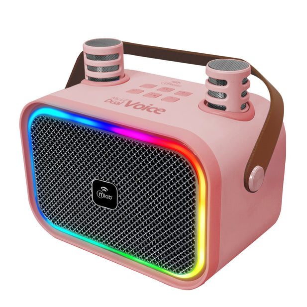 PARLANTE KARAOKE MY LIL DUAL VOICE ROSA MLAB 9589