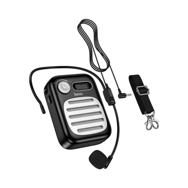 PARLANTE PORTATIL BT + MICROFONO DE CINTILLO HOCO L23
