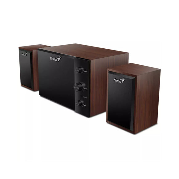 PARLANTE SUBWOOFER MADERA SW-2.1 350 15W RMS GENIUS