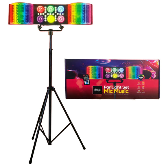 PAR LIGHT SET LUCES RGB/STROBE MLAB 9426