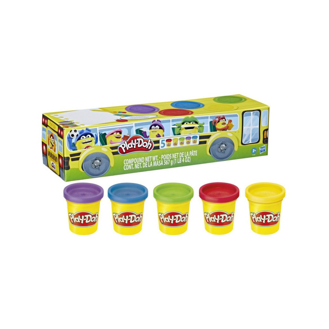 PLAY-DOH SET DE MASAS 5 LATAS F7368 HASBRO