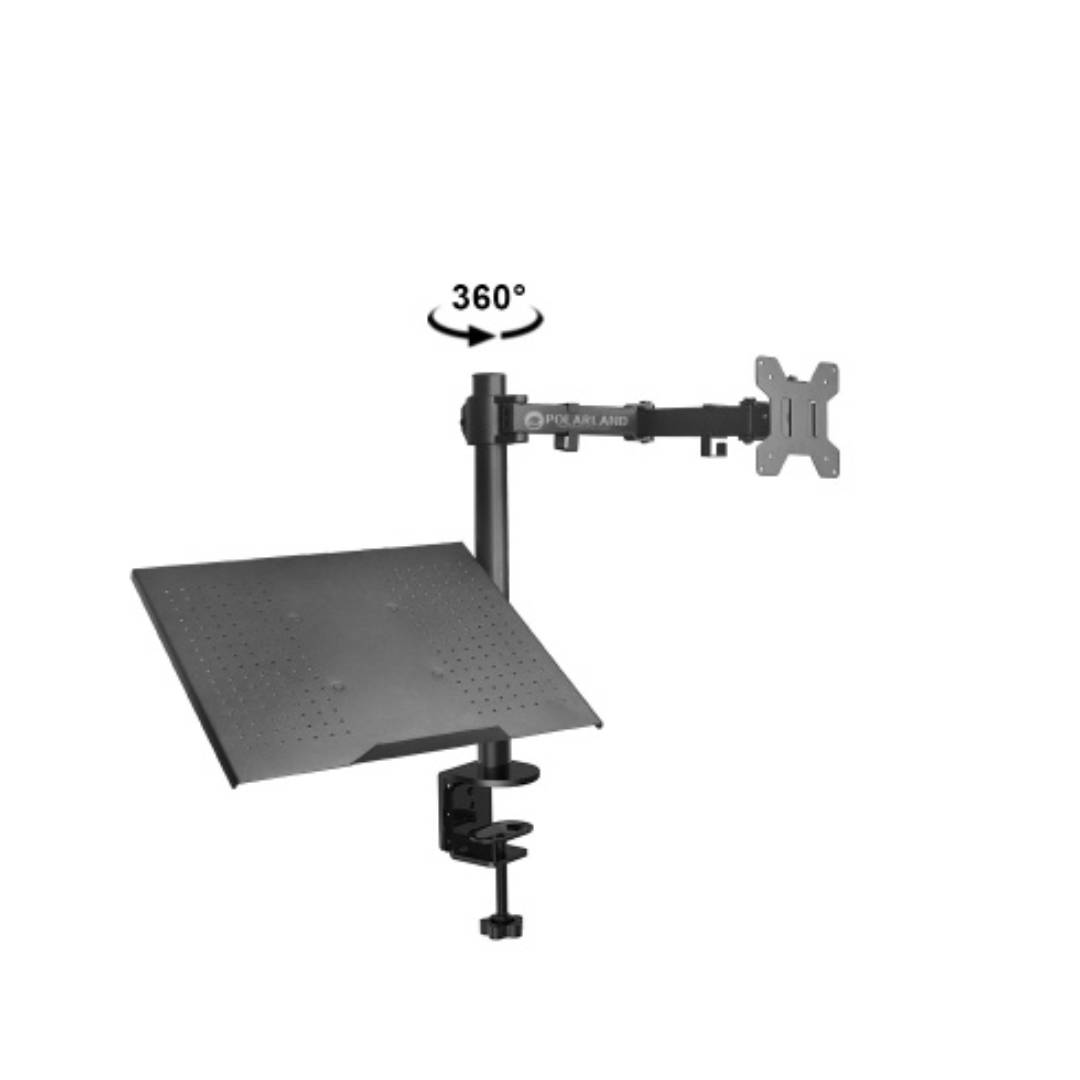 SOPORTE MULTIFUNCIONAL PARA MONITOR 10-32" Y NOTEBOOK POLARLAND PDM1N1