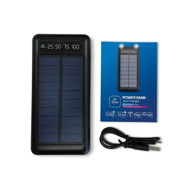 POWERBANK 10000MAH CARGA SOLAR MLAB 9654