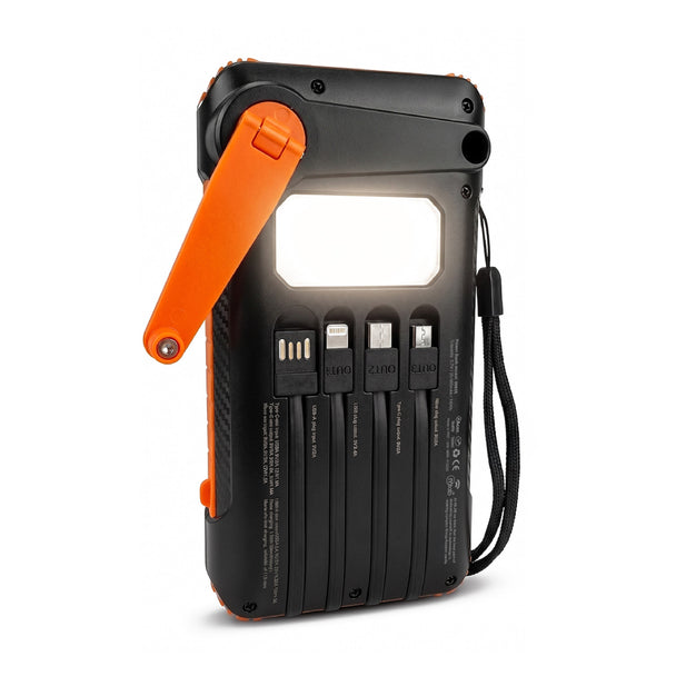 POWERBANK 20000MAH CARGA SOLAR + DYNAMO MLAB 9655