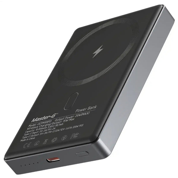 Power bank magnético Master-G UCPM10IPD 10.000 mAh 20 W