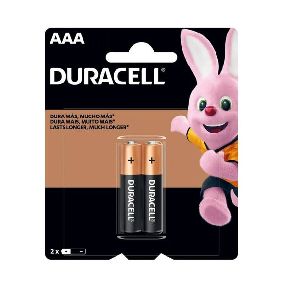 Pack 2 unidades Pilas AAA Duracell