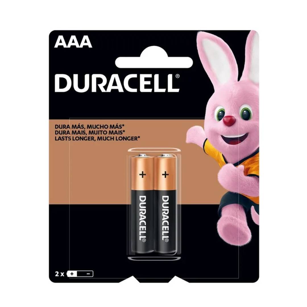 Pack 2 unidades Pilas AAA Duracell