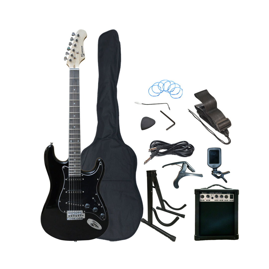 Pack De Guitarra Eléctrica Negro Cipriani POLLUX-1