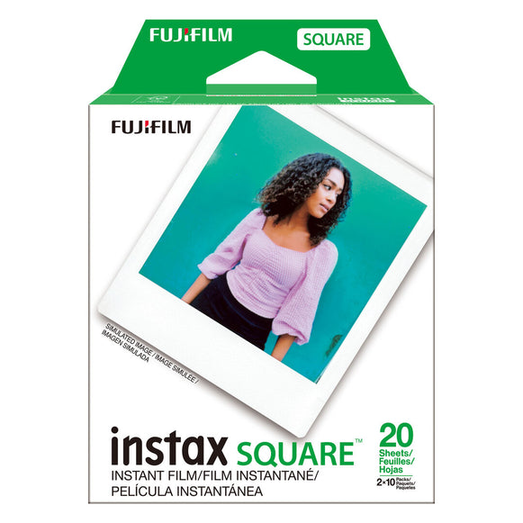 Papel Película 20 Fotos FUJIFILM INSTAX SQUARE 10×2
