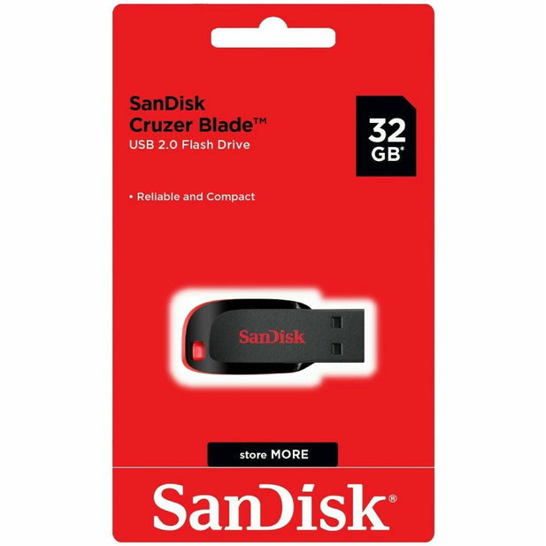 Pendrive 32GB Cruzer Blade Negro Sandisk