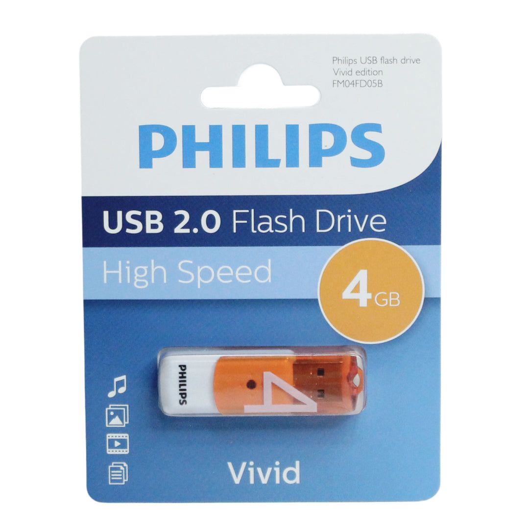 Pendrive Philips USB 4GB Vivid 2.0