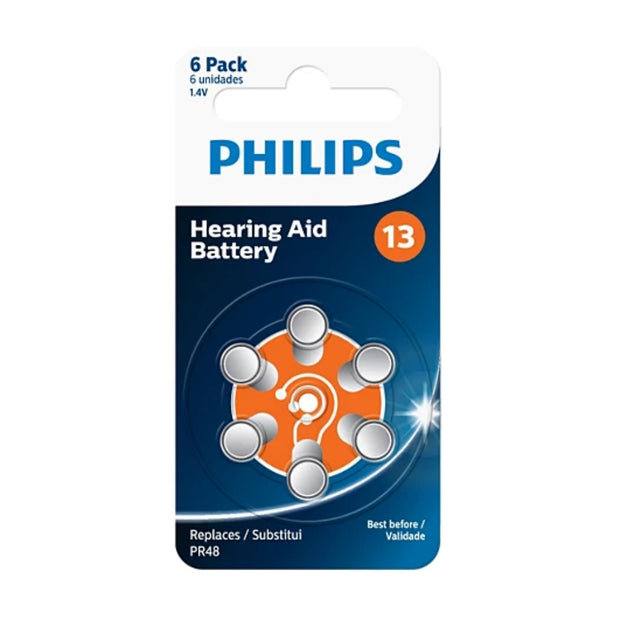 Pilas 13 X6 Philips Blister