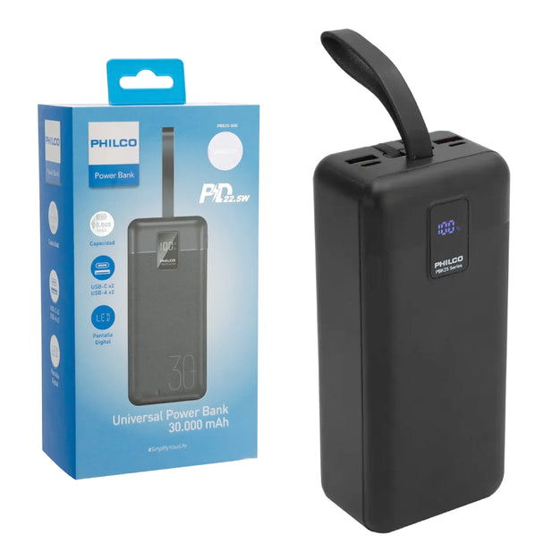Powerbank Philco PBK25-30K 30.000 mAh 22,5 W