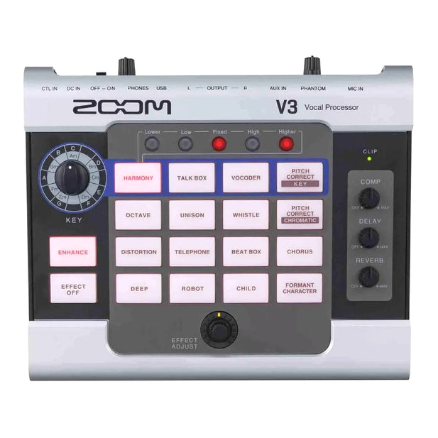 Procesador de audio vocal Zoom V3