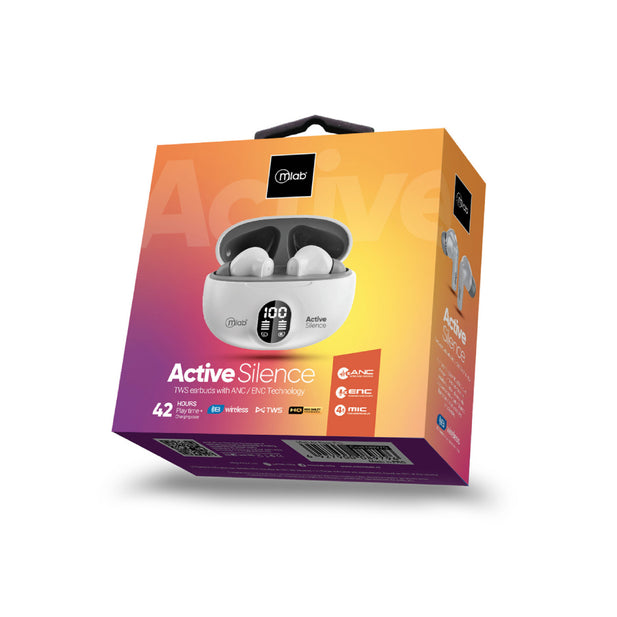 AUDIFONO BT ACTIVE SILENCE BLANCO MLAB 9364